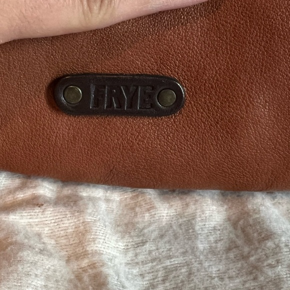 Frye Tan Leather Fringe Shoulder Bag - Picture 4 of 11